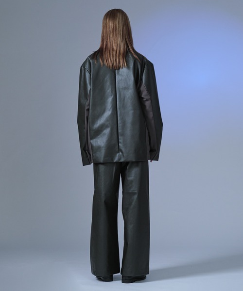 selle glant(セレグランテ)の「TAILORED SWITCHING JACKET/テーラードスイッチングジャケット(テーラードジャケット・メンズ・ブラック/カーキ・SMALL/MEDIUM/LARGE)」の22枚目の写真