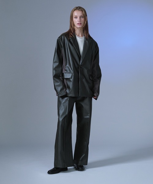selle glant(セレグランテ)の「TAILORED SWITCHING JACKET/テーラードスイッチングジャケット(テーラードジャケット・メンズ・ブラック/カーキ・SMALL/MEDIUM/LARGE)」の20枚目の写真