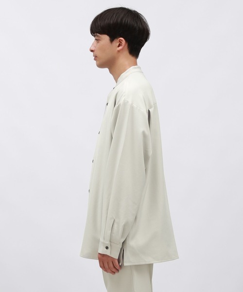 LAKOLE(ラコレ)の「ドライウーリーバンドシャツ / 145417(シャツ/ブラウス・メンズ・ブラック/ライトグレー/ブラウン・LARGE/X-LARGE/MEDIUM)」の13枚目の写真