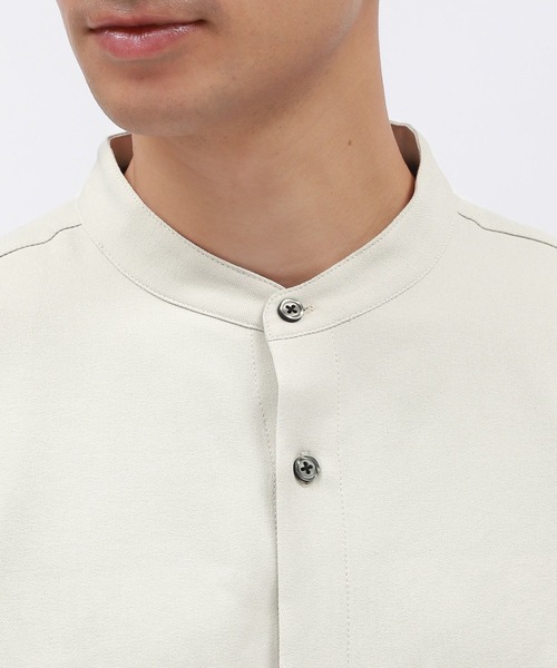 LAKOLE(ラコレ)の「ドライウーリーバンドシャツ / 145417(シャツ/ブラウス・メンズ・ブラック/ライトグレー/ブラウン・LARGE/X-LARGE/MEDIUM)」の15枚目の写真