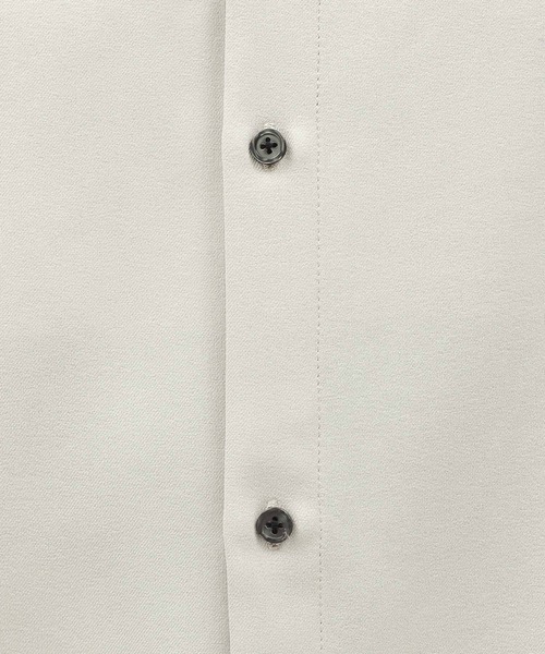 LAKOLE(ラコレ)の「ドライウーリーバンドシャツ / 145417(シャツ/ブラウス・メンズ・ブラック/ライトグレー/ブラウン・LARGE/X-LARGE/MEDIUM)」の8枚目の写真