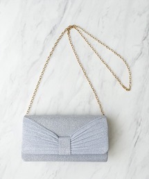 TIMELESS&THREE（タイムレスアンドスリー）の「2wayリボンモチーフ クラッチ ショルダーバッグ（クラッチバッグ）」