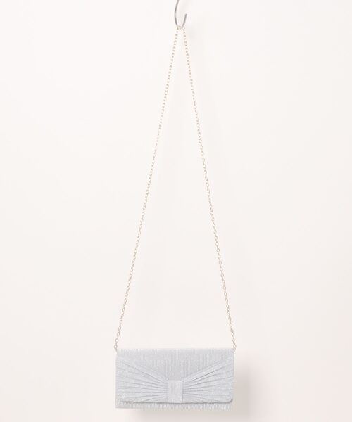 セール】2wayリボンモチーフ クラッチ ショルダーバッグ（クラッチ