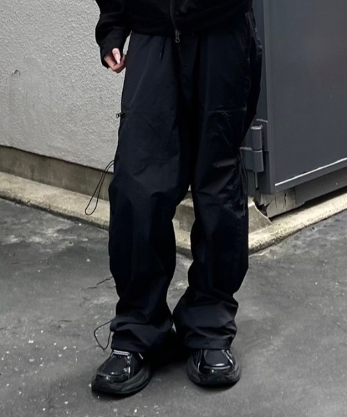 ☆ARTIST WEAR☆ CXA テクニカルストリングトラックパンツ Chikashitsu +(チカシツプラス)の「ストリートファッション