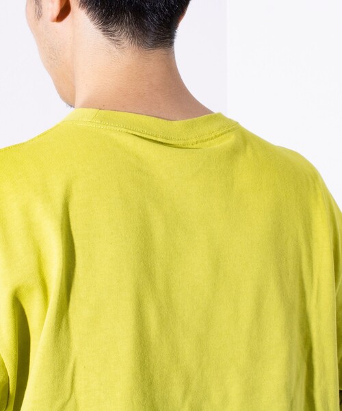 GEVACO（ゲバコ）の「【GEVACO/ゲバコ】ワンポイントロゴ クルーネック 長袖Tシャツ サイドスリット（Tシャツ/カットソー・メンズ・レッド/チャコールグレー/ホワイト/イエロー/オートミール・S/M/L）」の19枚目の写真