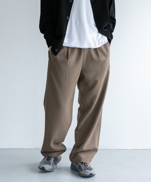【セール】FORK&SPOON ウールライクイージーパンツ（その他パンツ）｜FORK&SPOON（フォークアンドスプーン）