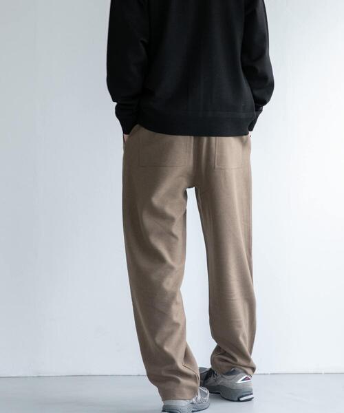 FORK&SPOON(フォークアンドスプーン)の「FORK&SPOON ウールライクイージーパンツ(その他パンツ・メンズ・チャコールグレー/グリーン系その他・4/5)」の17枚目の写真