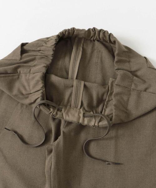 FORK&SPOON(フォークアンドスプーン)の「FORK&SPOON ウールライクイージーパンツ(その他パンツ・メンズ・チャコールグレー/グリーン系その他・4/5)」の8枚目の写真