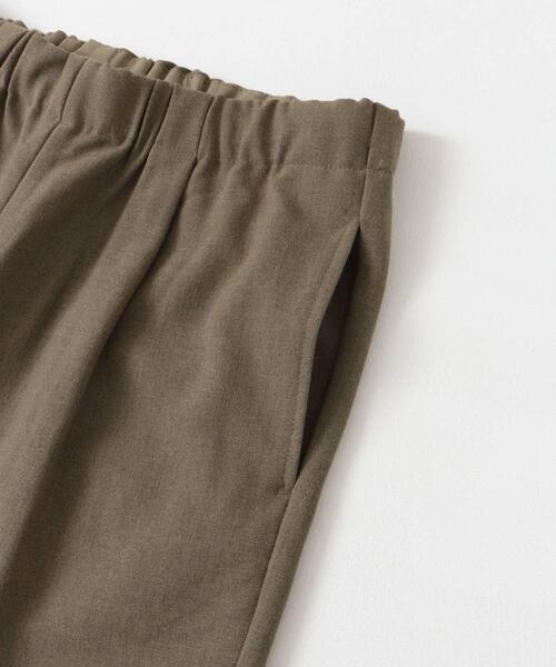 FORK&SPOON(フォークアンドスプーン)の「FORK&SPOON ウールライクイージーパンツ(その他パンツ・メンズ・チャコールグレー/グリーン系その他・4/5)」の7枚目の写真