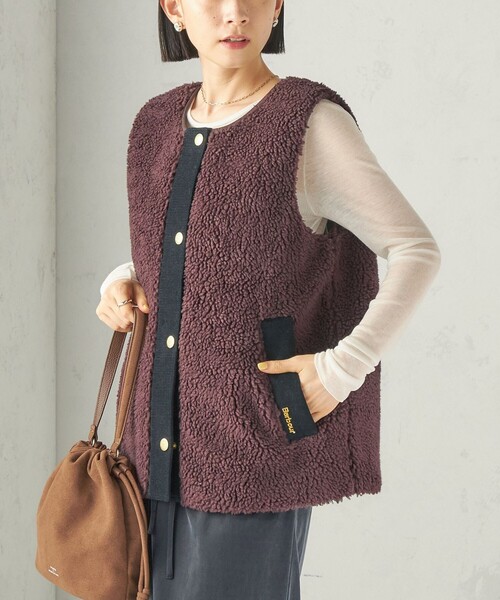Barbour(バブアー)の「Barbour:DULSIE LINER(ベスト・レディース・ブラック/オリーブ/ナチュラル/ブラウン・ONE SIZE)」の1枚目の写真