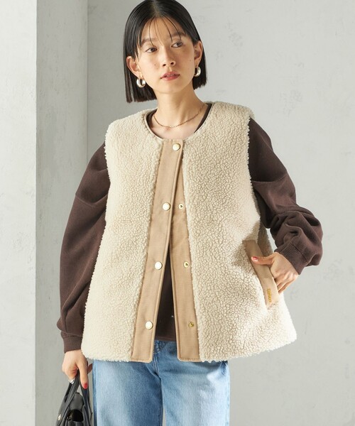 Barbour(バブアー)の「Barbour:DULSIE LINER(ベスト・レディース・ブラック/オリーブ/ナチュラル・ONE SIZE)」の9枚目の写真