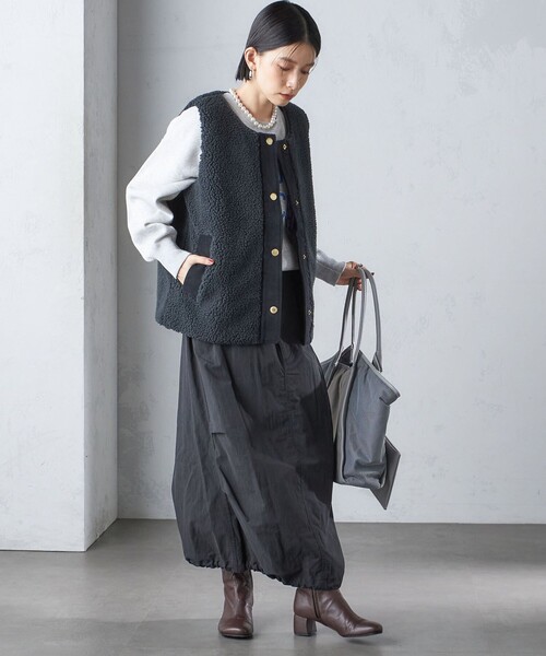 Barbour(バブアー)の「Barbour:DULSIE LINER(ベスト・レディース・ブラック/オリーブ/ナチュラル・ONE SIZE)」の14枚目の写真