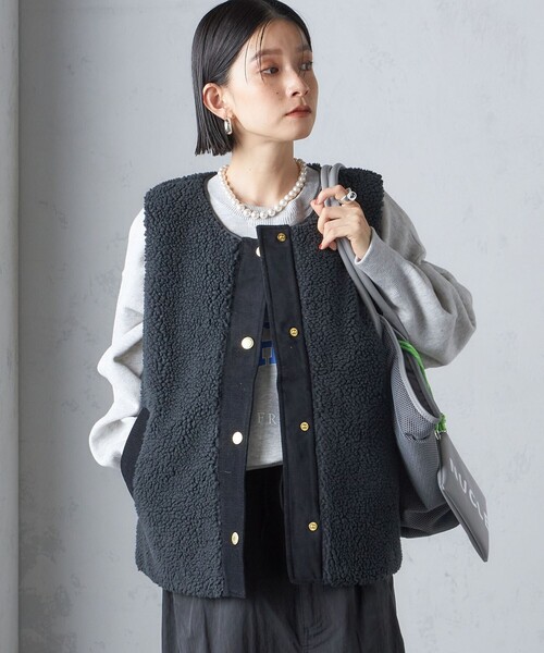 Barbour(バブアー)の「Barbour:DULSIE LINER(ベスト・レディース・ブラック/オリーブ/ナチュラル・ONE SIZE)」の15枚目の写真