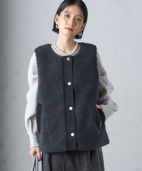 Barbour(バブアー)の「Barbour:DULSIE LINER(ベスト・レディース・ブラック/オリーブ/ナチュラル・ONE SIZE)」の19枚目の写真