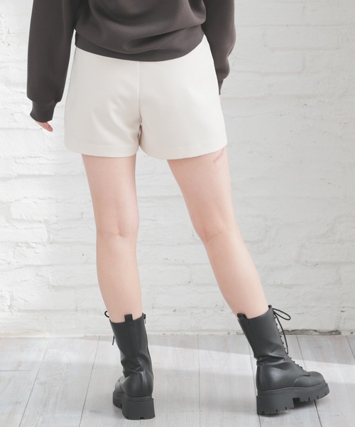 【関税込み】KNWLS ブラウン ポリエステル ショートパンツ ルームウェア ショートパンツ 冬 通販 CKL ベロアトランクス