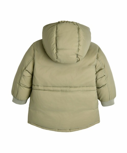 moimoln（モイモルン）の「【ReRe】エンチョコート（ダウンジャケット/コート・キッズ・カーキ/ライトパープル・90cm/100cm/110cm/120cm）」の3枚目の写真