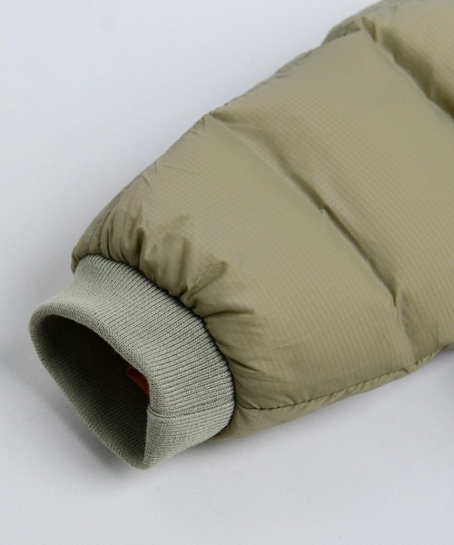 moimoln（モイモルン）の「【ReRe】エンチョコート（ダウンジャケット/コート・キッズ・カーキ/ライトパープル・90cm/100cm/110cm/120cm）」の5枚目の写真