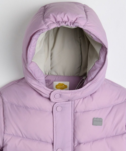 moimoln（モイモルン）の「【ReRe】エンチョコート（ダウンジャケット/コート・キッズ・カーキ/ライトパープル・90cm/100cm/110cm/120cm）」の11枚目の写真