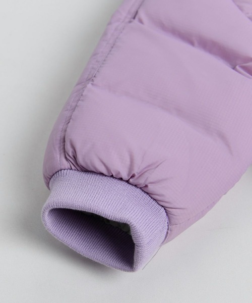 moimoln（モイモルン）の「【ReRe】エンチョコート（ダウンジャケット/コート・キッズ・カーキ/ライトパープル・90cm/100cm/110cm/120cm）」の12枚目の写真