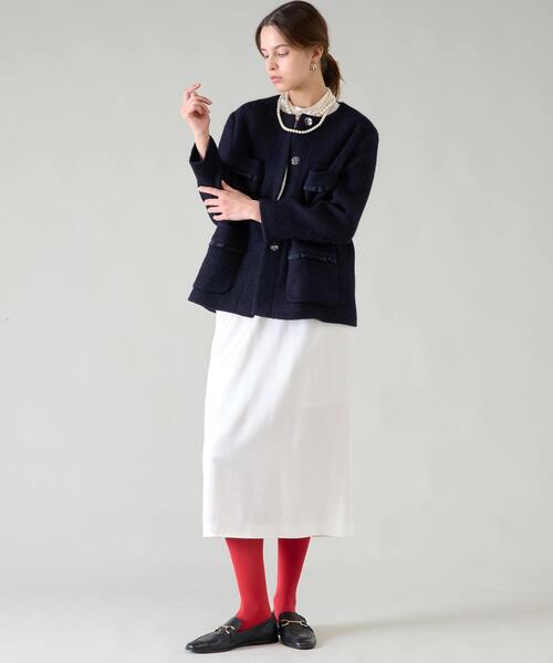 【セール】フラップポケットセミタイトスカート（スカート）｜TIARA（ティアラ）