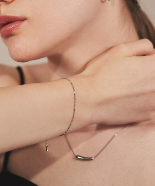 ciite' surgical stainless（シーテサージカルステンレス）の「【 金属アレルギー対応 】 グリッターチェーンブレスレット サージカルステンレス（ブレスレット・レディース・ゴールド/シルバー/ピンクゴールド・FREE）」の21枚目の写真