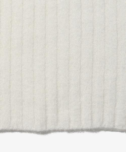 BEAMS LIGHTS Women's（ビームスライツ ウィメンズ）の「BEAMS LIGHTS / Vネックワイドリブ プルオーバー（ニット/セーター・レディース・オフホワイト/グレー/オリーブ・ONE SIZE）」の8枚目の写真