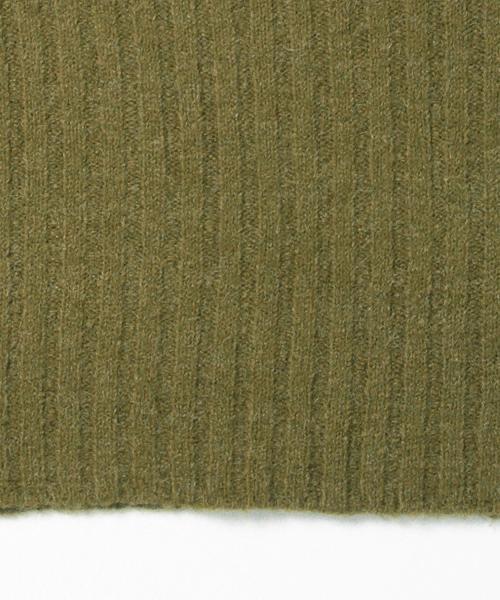 BEAMS LIGHTS Women's（ビームスライツ ウィメンズ）の「BEAMS LIGHTS / Vネックワイドリブ プルオーバー（ニット/セーター・レディース・オフホワイト/グレー/オリーブ・ONE SIZE）」の12枚目の写真