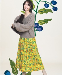 Elura | ＜タムロアヤノさんコラボ＞ボタニカルプリントスカート(スカート)