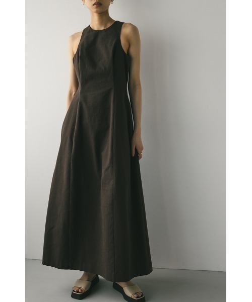 STYLEMIXER」 ノースリーブワンピース SMALL ブラック レディース