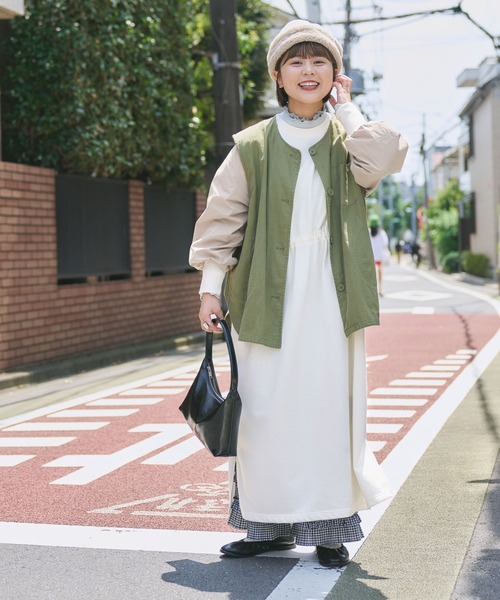 studio CLIP(スタディオクリップ)の「【CLIP BY STAFF/コツ企画】ラグランスウェットワンピース(ワンピース・レディース・その他2/その他3/その他1・FREE)」の4枚目の写真