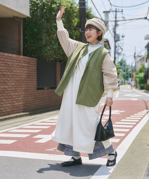 studio CLIP(スタディオクリップ)の「【CLIP BY STAFF/コツ企画】ラグランスウェットワンピース(ワンピース・レディース・その他2/その他3/その他1・FREE)」の6枚目の写真