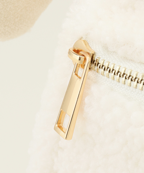 T・S・L（ティーエスエル）の「T.S.L/ティーエスエル ボアハンドバッグ（ショルダーバッグ・レディース・ブラック/アイボリー/ライトグリーン・FREE）」の13枚目の写真