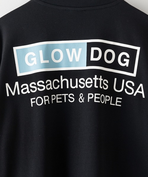 GLOW DOG(グロウドッグ)の「【GLOW DOG/グロウドッグ】カレッジロゴ プリント スウェットトレーナー(スウェット・メンズ・ネイビー/杢グレー/ブラック・MEDIUM/LARGE)」の4枚目の写真