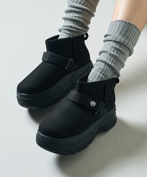 SHAKA | SHAKA/シャカ SHORT MOUTON BOOTIE CHUNKY/厚底 ショート ムートン ブーツ　限定展開(ブーツ)