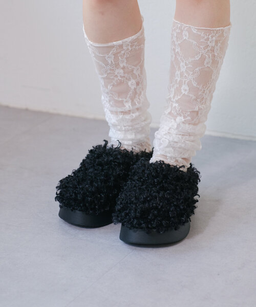 Kastane(カスタネ)の「レースハイソックス(ソックス/靴下・レディース・ホワイト/アイボリー/ブラック・FREE)」の13枚目の写真