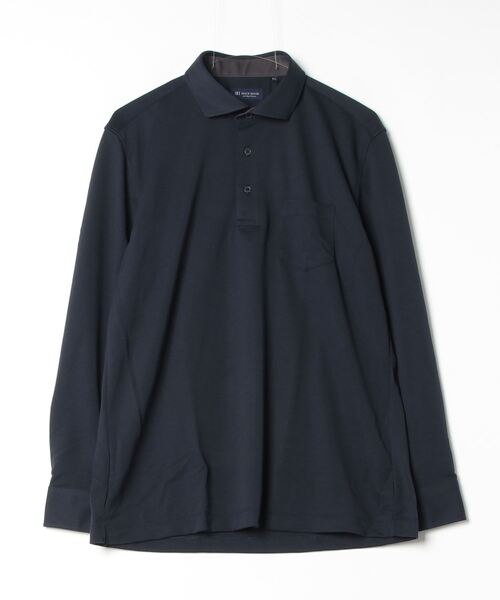 ビズポロ 形態安定ノーアイロン ホリゾンタルワイド 長袖ビジネスワイシャツ（ポロシャツ）｜TOKYO SHIRTS（トウキョウシャツ）