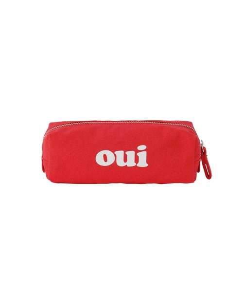 MILKFED.（ミルクフェド）の「OUI PENCIL CASE（ペン類・レディース・ブラック/レッド/オフホワイト/ライトグリーン・ONE SIZE）」の4枚目の写真
