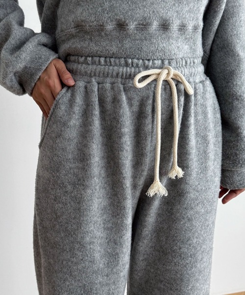 CANAL JEAN（キャナルジーン）の「El mar　フリースジョガーパンツ（スウェットパンツ・レディース・グレー/ブラウン・ONE SIZE）」の16枚目の写真