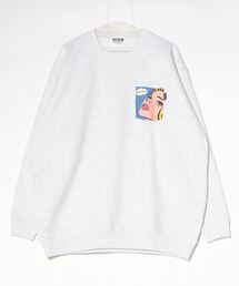 American girl pocket裏起毛スウェット