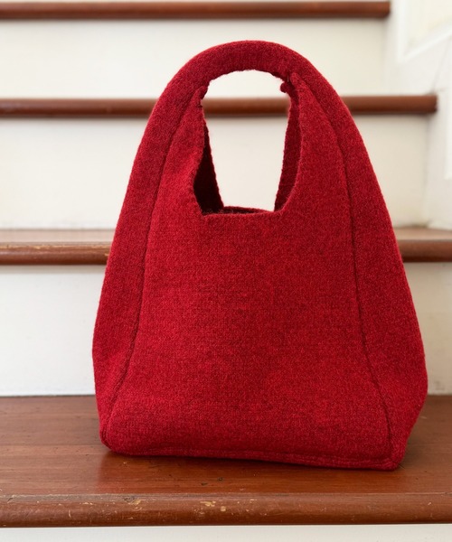 NOLITA LABORATORY（ノリータラボラトリー）の「【 NOLITA / ノリータ 】 ニット ハンドバッグ（ハンドバッグ・レディース・レッド/ブラウン/ベージュ・FREE）」の3枚目の写真