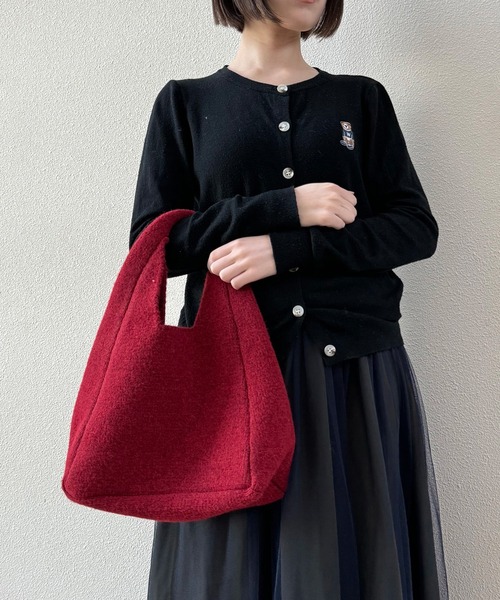 NOLITA LABORATORY（ノリータラボラトリー）の「【 NOLITA / ノリータ 】 ニット ハンドバッグ（ハンドバッグ・レディース・レッド/ブラウン/ベージュ・FREE）」の13枚目の写真