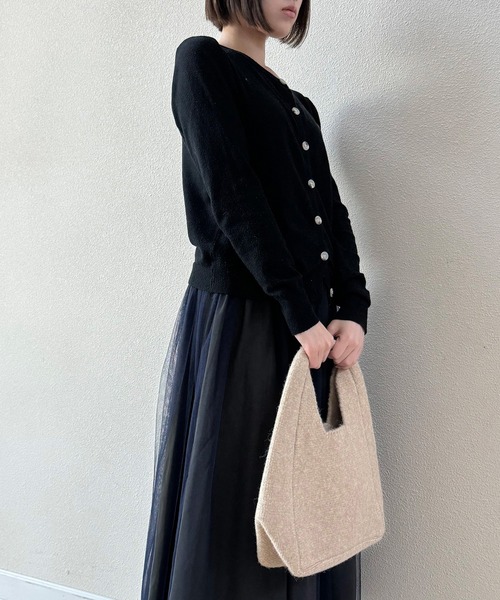 NOLITA LABORATORY（ノリータラボラトリー）の「【 NOLITA / ノリータ 】 ニット ハンドバッグ（ハンドバッグ・レディース・レッド/ブラウン/ベージュ・FREE）」の14枚目の写真
