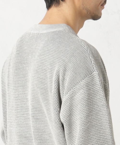 FOUND GOOD（ファウンドグッド）の「ジガラニット（ニット/セーター・メンズ・グレー系5/ブラウン系5/ベージュ・S/M/L/XL）」の5枚目の写真