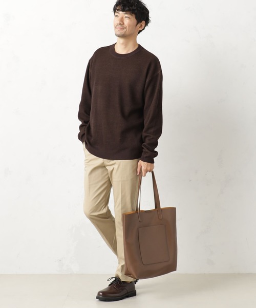 FOUND GOOD（ファウンドグッド）の「ジガラニット（ニット/セーター・メンズ・グレー系5/ブラウン系5/ベージュ・S/M/L/XL）」の8枚目の写真