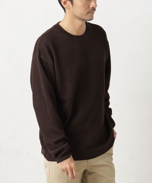 FOUND GOOD（ファウンドグッド）の「ジガラニット（ニット/セーター・メンズ・グレー系5/ブラウン系5/ベージュ・S/M/L/XL）」の9枚目の写真