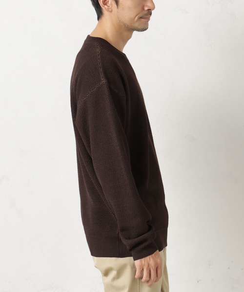 FOUND GOOD（ファウンドグッド）の「ジガラニット（ニット/セーター・メンズ・グレー系5/ブラウン系5/ベージュ・S/M/L/XL）」の10枚目の写真