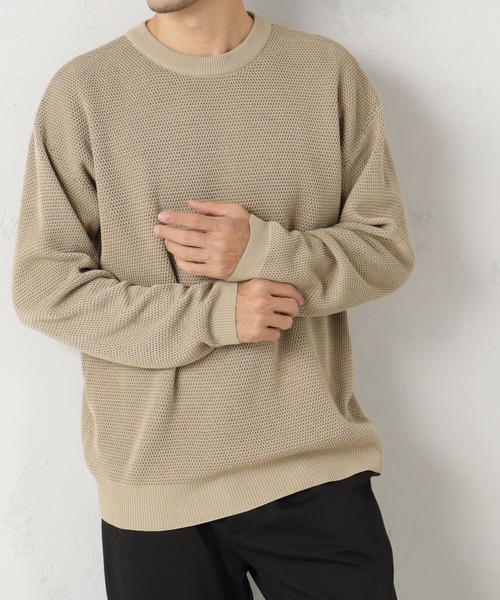 FOUND GOOD（ファウンドグッド）の「ジガラニット（ニット/セーター・メンズ・グレー系5/ブラウン系5/ベージュ・S/M/L/XL）」の13枚目の写真