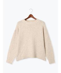 Te chichi TERRASSE | ラメ混起毛杢クルーニット(ニット/セーター)
