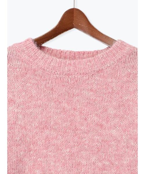 Te chichi TERRASSE(テチチテラス)の「ラメ混起毛杢クルーニット(ニット/セーター・レディース・ベージュ/ピンク/グレー・F)」の15枚目の写真