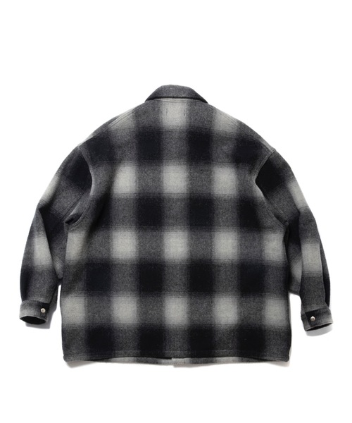 COOTIE PRODUCTIONS（クーティープロダクションズ）の「Ombre Check Wool Coverall（カバーオール・メンズ・ブラック系その他・MEDIUM/SMALL/LARGE/X-LARGE）」の3枚目の写真